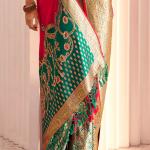 Outstanding Dark Pink Soft Banarasi Silk Saree With Desultory Blouse Piece