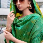 Tantalizing Mustard Soft Banarasi Silk Saree With Enticing Blouse Piece