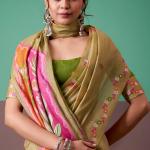 Ravishing Dark Beige Pure Munga Cotton Saree With Petrichor Blouse Piece