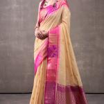 Desirable Yellow Cotton Silk Saree With Amiable Blouse Piece