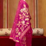 Evocative Dark Pink Pure Munga Cotton Silk Saree With Precious Blouse Piece