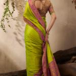 Prodigal Green Kanjivaram Silk Saree With Surpassing Blouse Piece
