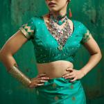 Surreptitious Sea Green Banarasi Satin Silk Saree With Confounding Blouse
