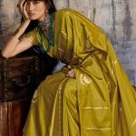 Supernal Mustard Banarasi Satin Silk Saree With Forbearance Blouse