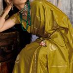 Supernal Mustard Banarasi Satin Silk Saree With Forbearance Blouse