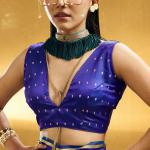 Staggering Royal Blue Banarasi Satin Silk Saree With Girlish Blouse