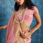 Exemplary Pink Paithani Pure Tissue Silk Saree With Marvellous Blouse Piece