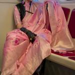 Tantalizing Pink Soft Banarasi Silk Saree With Eclat Blouse Piece