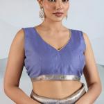 Prettiest Blue Paithani Pure Tissue Silk Saree With Traditional Blouse Piece