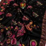 Sensational Black Pashmina Silk Saree With Evanescent Blouse Piece