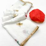 Smart Off White Printed Cotton Silk Saree With Adorning Blouse Piece