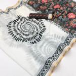 Transcendent Off White Printed Cotton Silk Saree With Magnificat Blouse Piece