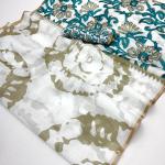 Opulent Off White Printed Cotton Silk Saree With Pleasant Blouse Piece