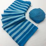 Prodigal Blue Printed Cotton Silk Saree With Redolent Blouse Piece