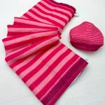 Ravishing Dark Pink Printed Cotton Silk Saree With Incomparable Blouse Piece