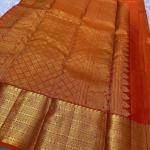 Preferable Orange Soft Silk Saree With Stunner Blouse Piece