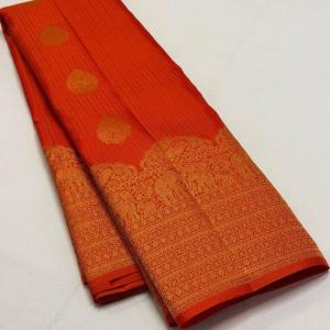 Scrupulous Red Soft Silk Saree With Imaginative Blouse Piece