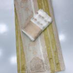 Susurrous Beige Banarasi Tissue Silk Saree With Enticing Blouse Piece