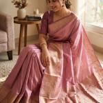 Elision Pink Soft Silk Saree With Dissemble Blouse Piece