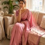 Elision Pink Soft Silk Saree With Dissemble Blouse Piece
