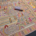 Outstanding Lavender Dola Pashmina Saree With Lissome Blouse Piece