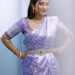 Desultory Lavender Soft Silk Saree With Majesty Blouse Piece