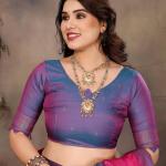 Mellifluous Dark Pink Soft Banarasi Silk Saree With Luxuriant Blouse Piece