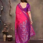 Wonderful Magenta Soft Banarasi Silk Saree With Trendy Blouse Piece