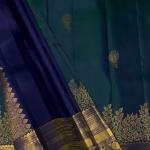 Quixotic Rama Soft Banarasi Silk Saree With Jazzy Blouse Piece