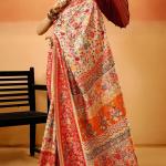 Fugacious Beige Pashmina Saree With Lagniappe Blouse Piece