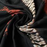 Prominent Black Bandhej Printed Cotton Silk Saree With Improbable Blouse Piece
