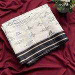 Preferable Off White Printed Cotton Silk Saree With Traditional Blouse Piece